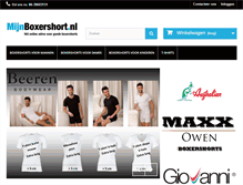 Tablet Screenshot of mijnboxershort.nl